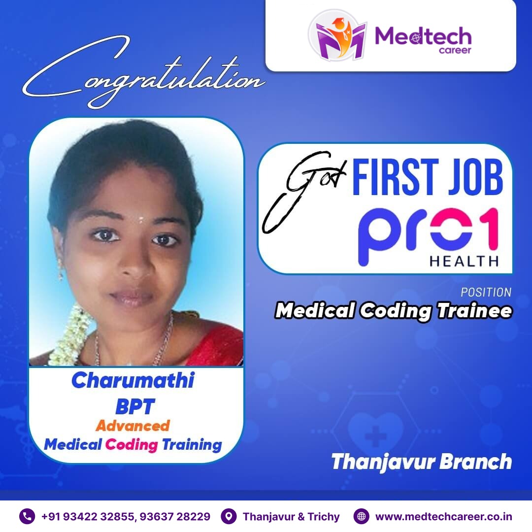 Medtech Career graduate with offer letter